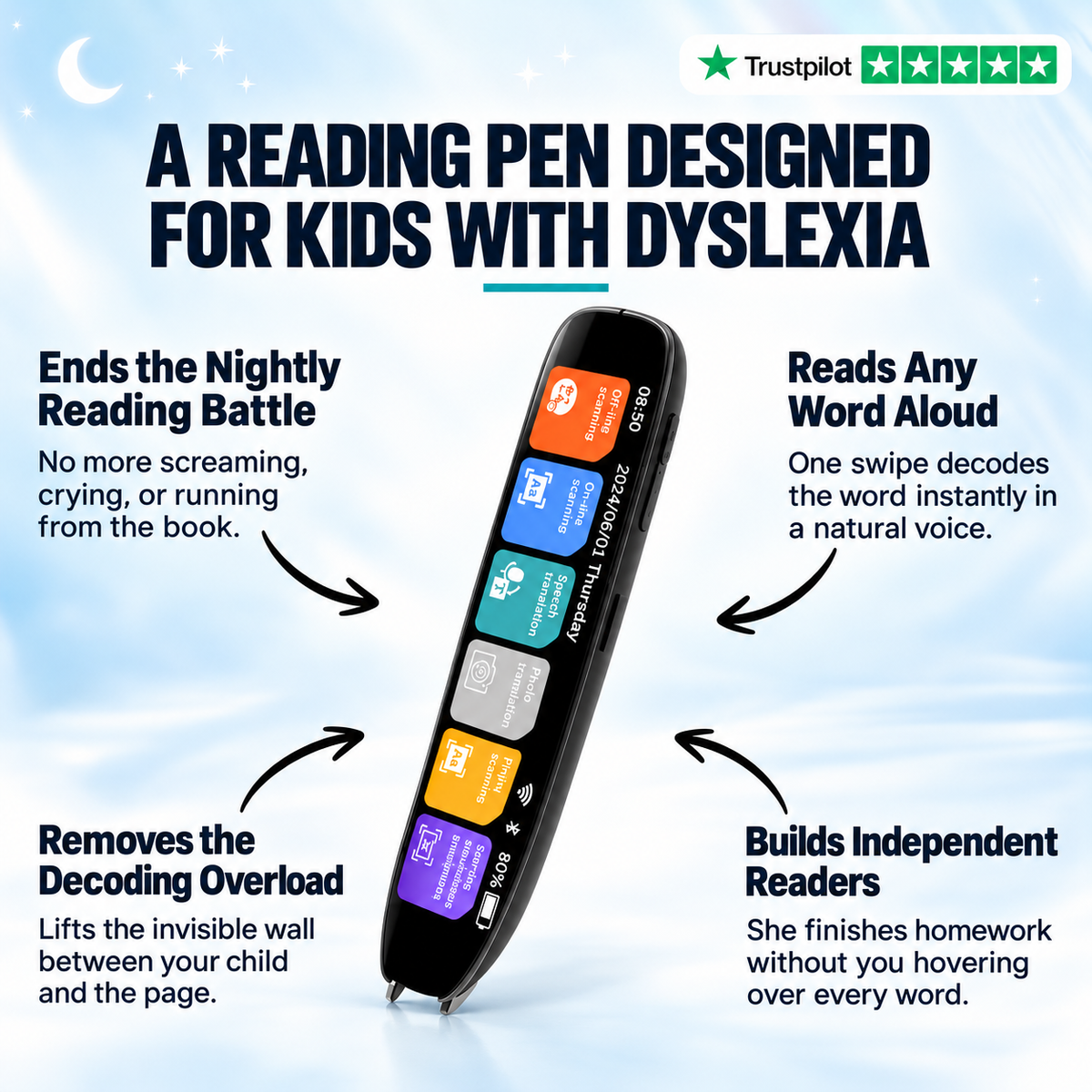 Avani E-Reader — Scan to Speech for Independent Reading