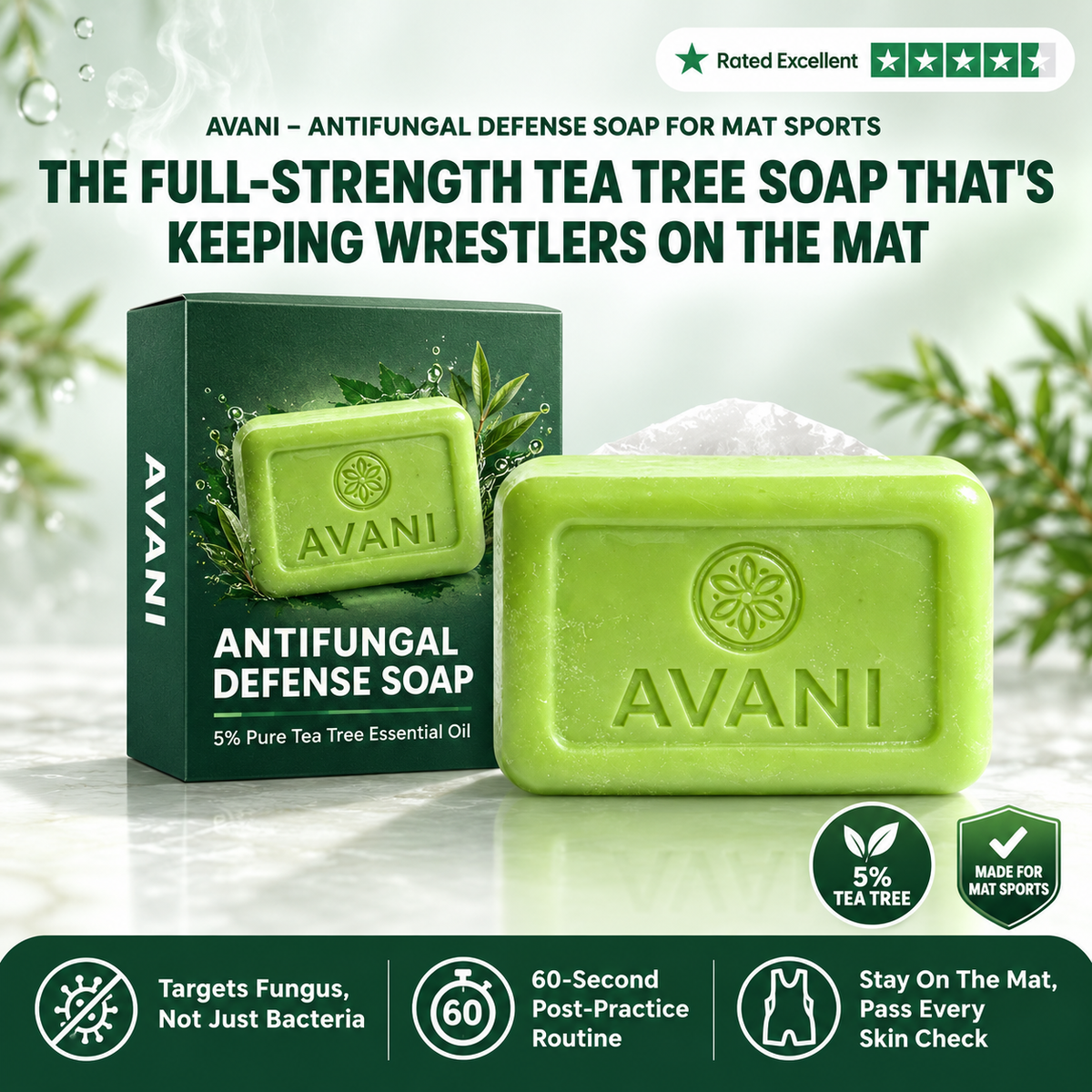 AVANI Post-Practice Antifungal Soap