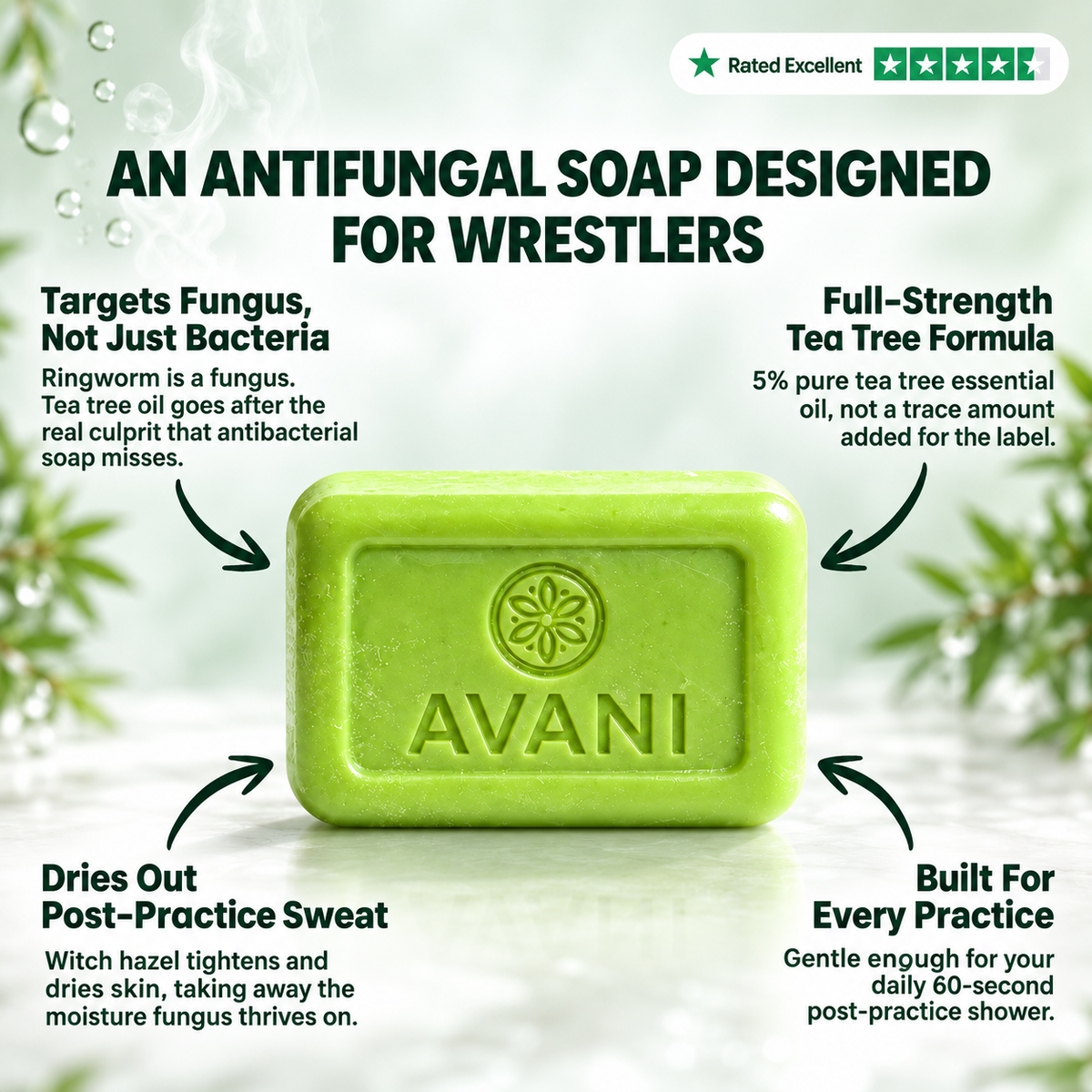 AVANI Post-Practice Antifungal Soap