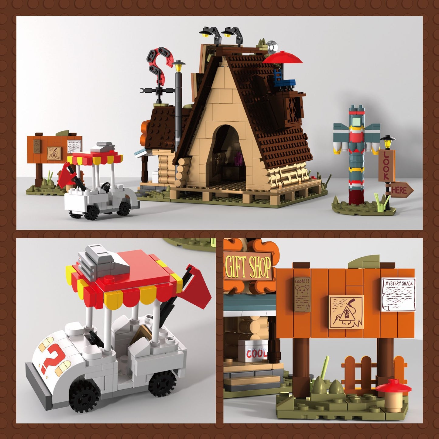 Mystery Shack Building Block Set
