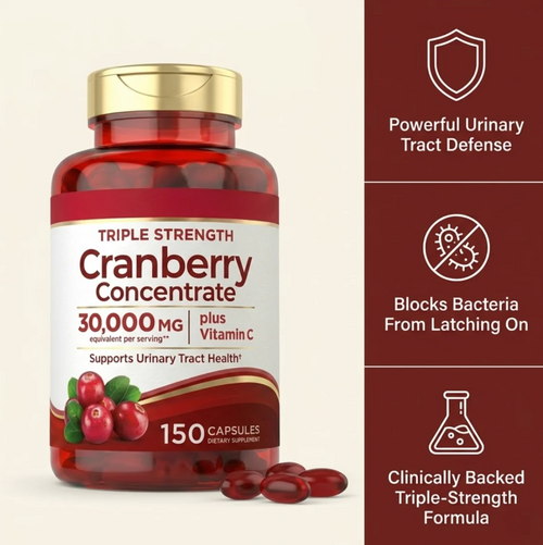 Cranberry Capsules - Urinary & Kidney Defense Formula
