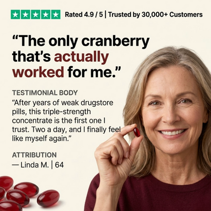 Cranberry Capsules - Urinary & Kidney Defense Formula