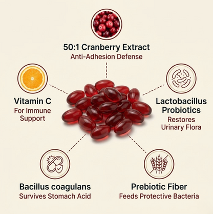 Cranberry Capsules - Urinary & Kidney Defense Formula
