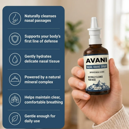 Nasal Iodine Spray - 99% Viral reduction