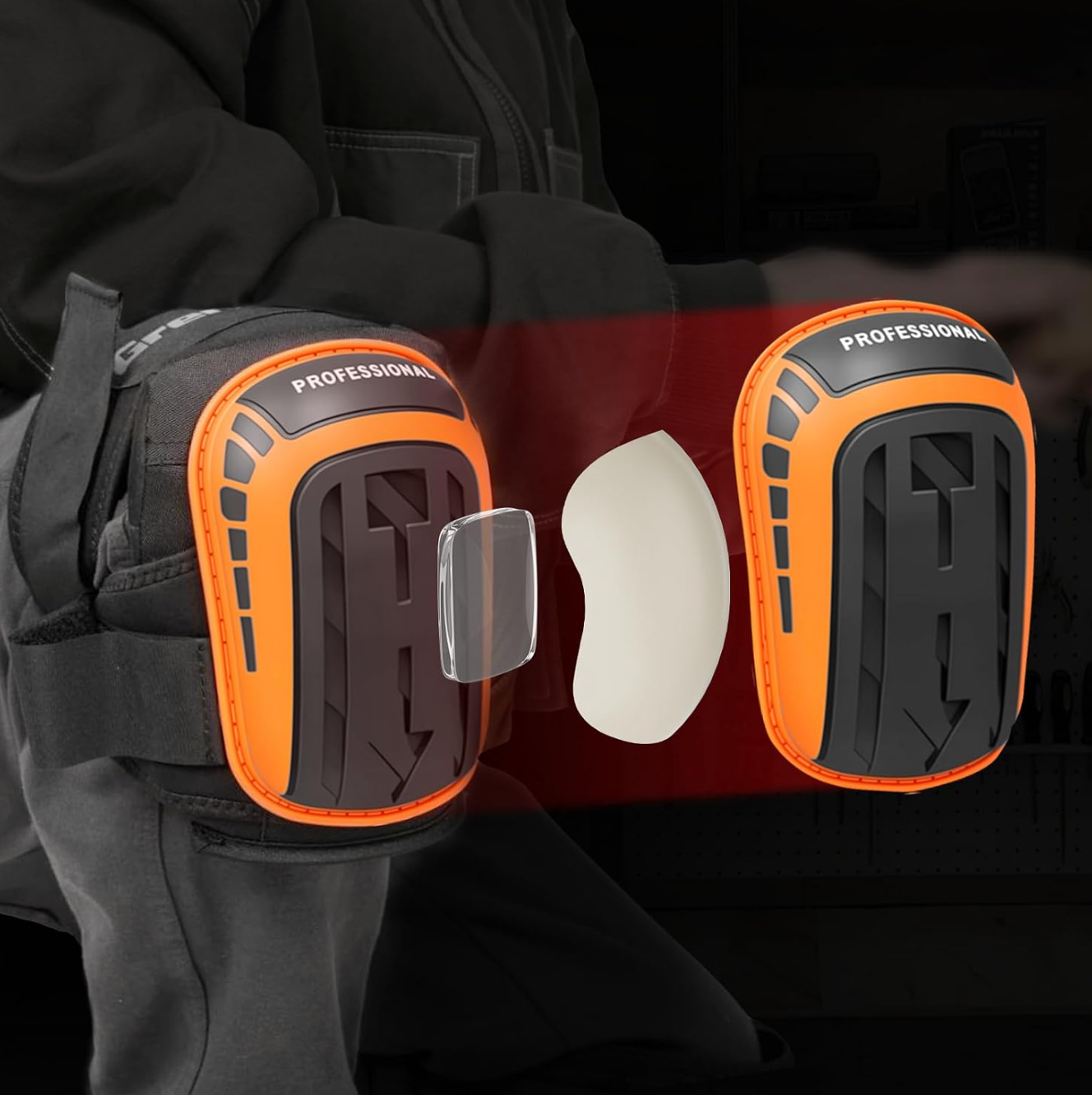 Heavy Duty Knee Pads for Tradesmen