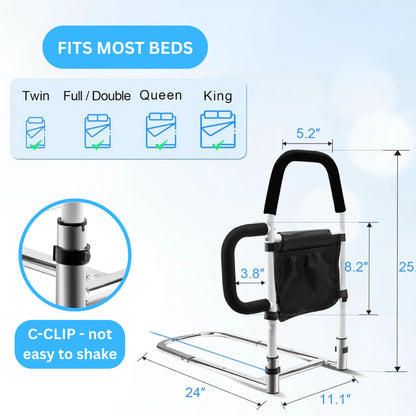 Bed Rail Support Pro - Independence & Peace of Mind