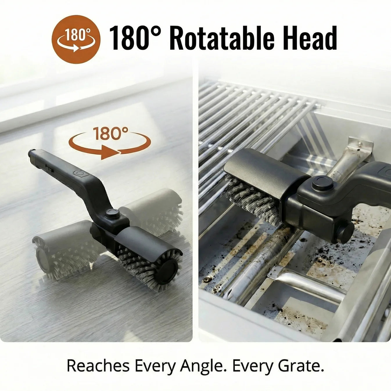 BristleGuard Pro™ Electric Grill Brush