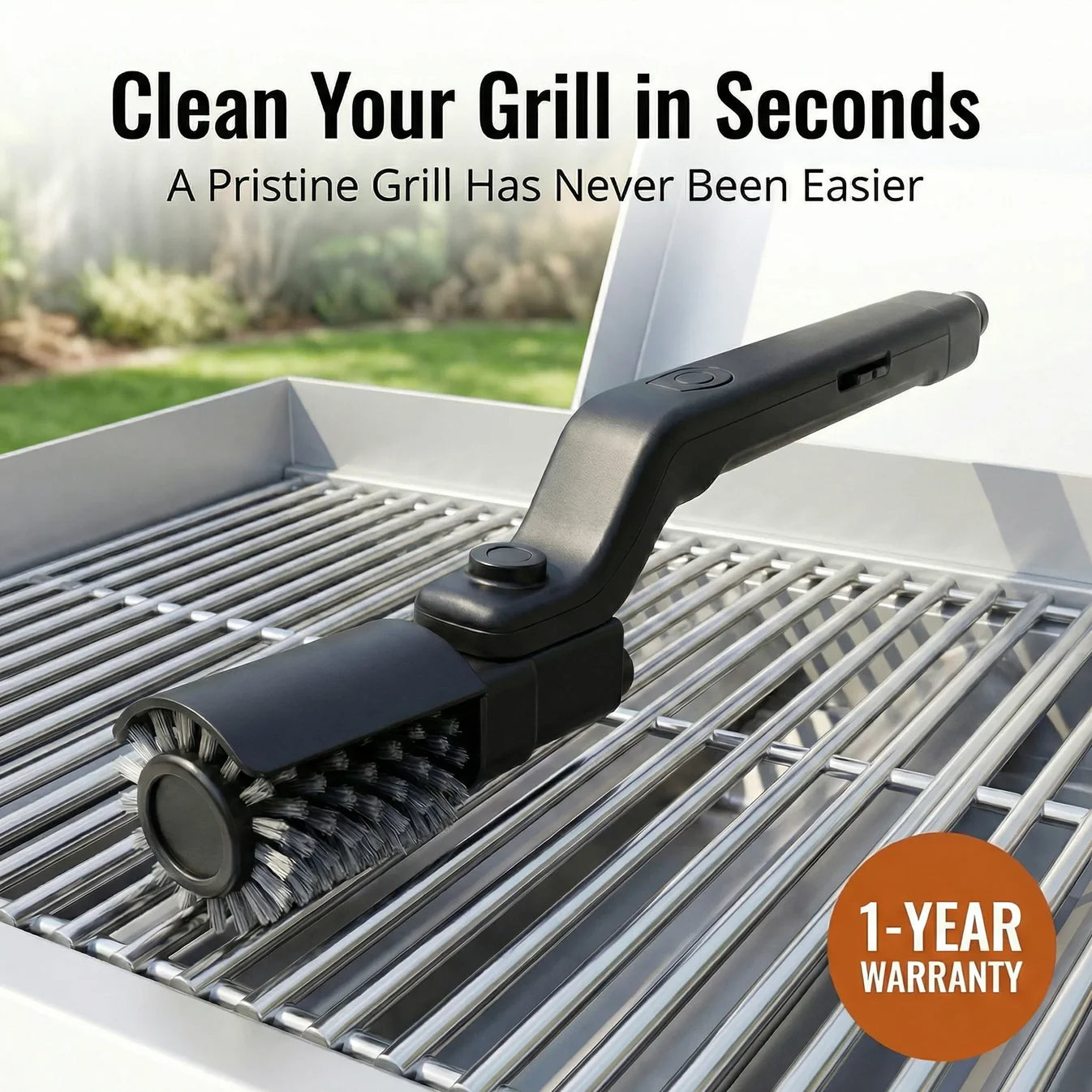 BristleGuard Pro™ Electric Grill Brush