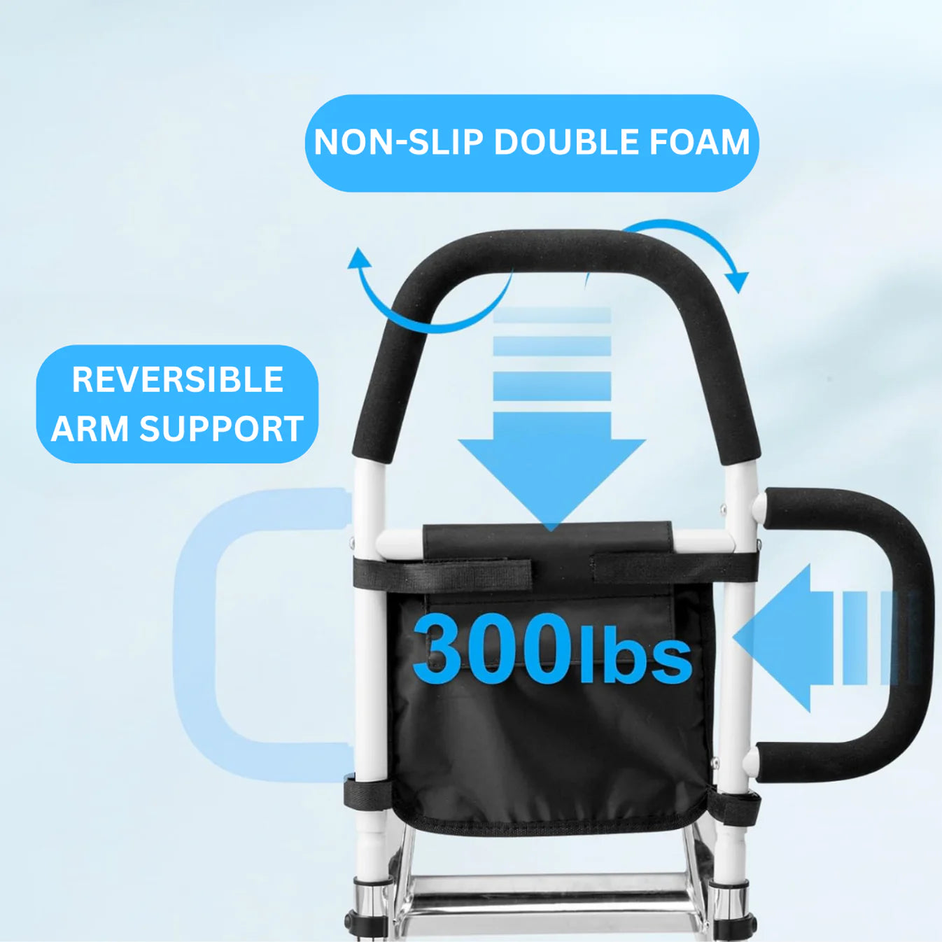 Bed Rail Support Pro - Independence & Peace of Mind